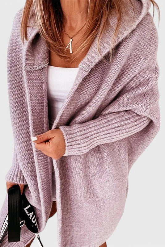 MARIA CLARA CLARA | Cardigã com capuz oversized