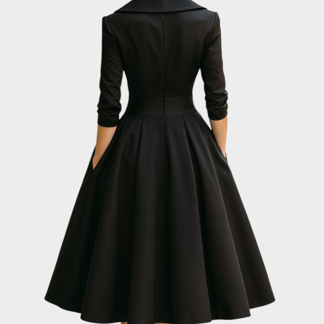 DONA | Vestido midi transpassado