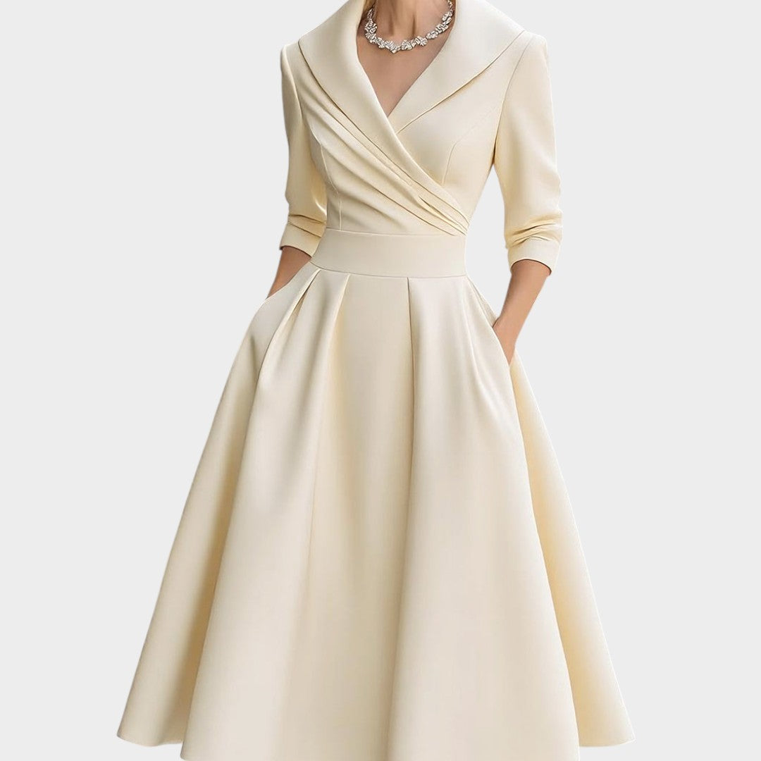 DONA | Vestido midi transpassado