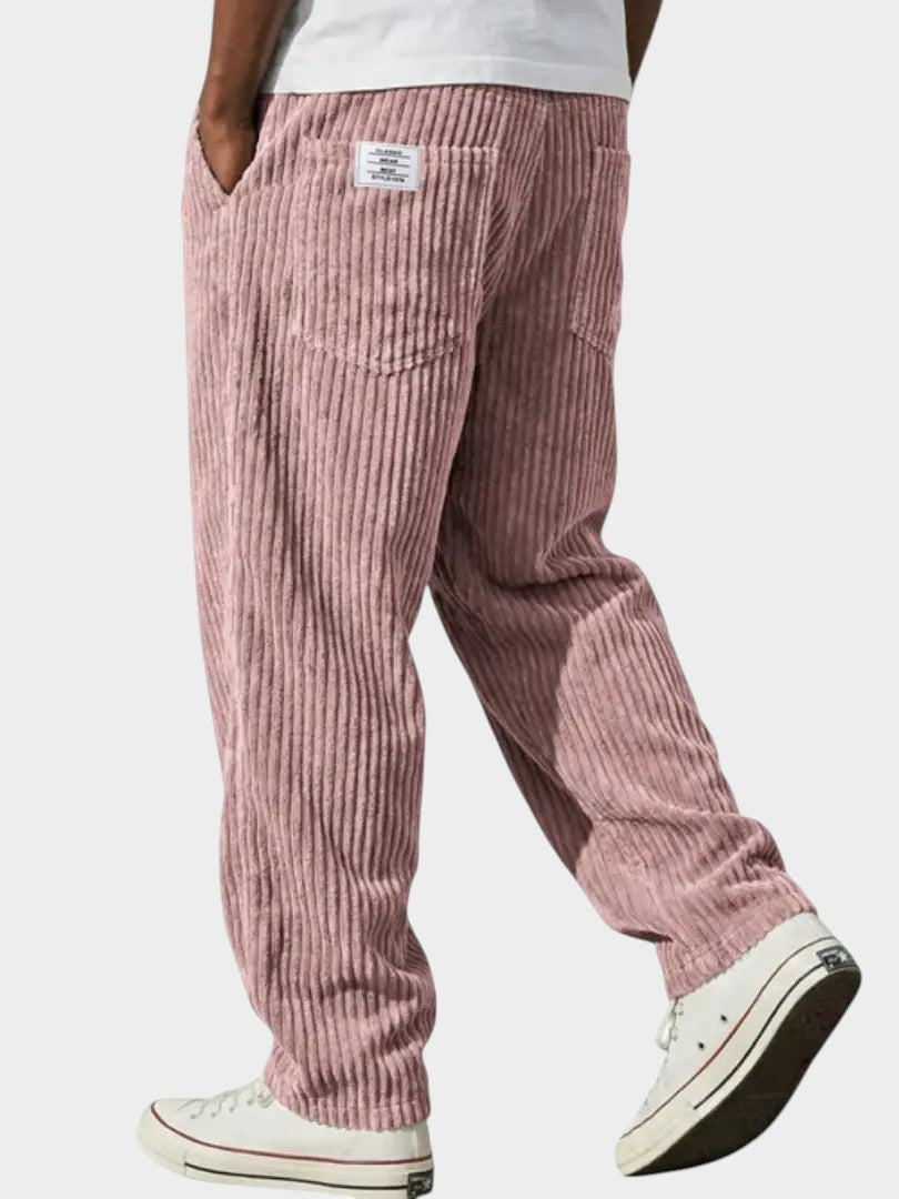 MONACO | Calça de veludo cotelê ampla
