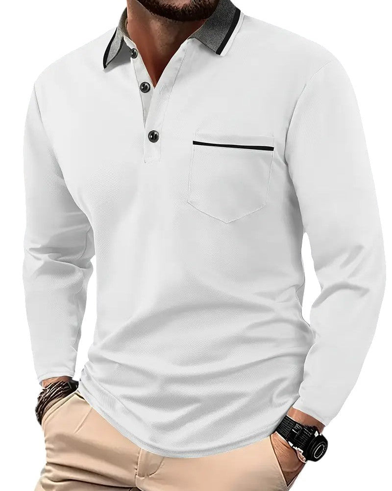 LARSEN | Polo de manga longa