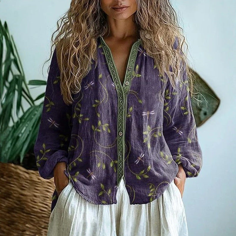 SOFIA | Blusa estampada ampla