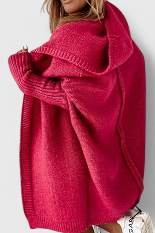 MARIA CLARA CLARA | Cardigã com capuz oversized