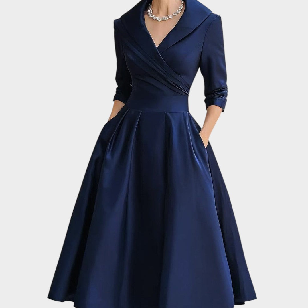 DONA | Vestido midi transpassado