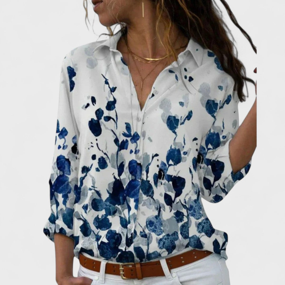 LORENA | Blusa com mangas bufantes