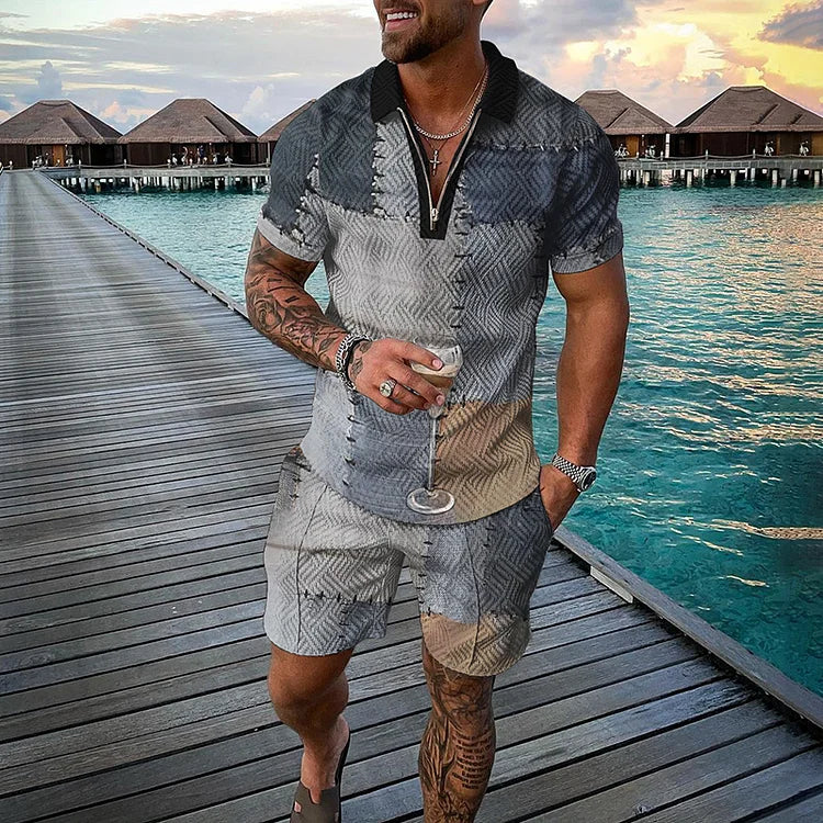 ALEJANDRO | Conjunto com short estampado