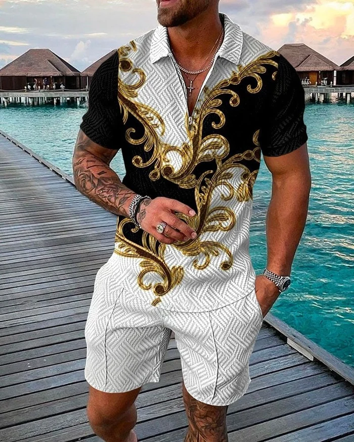 CARLOS | Conjunto com short estampado