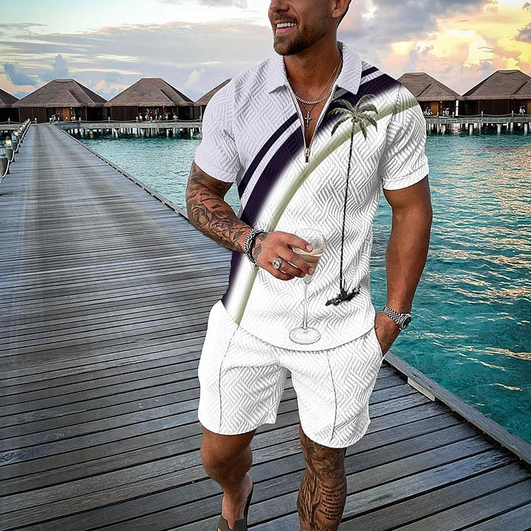 GUSTAVO | Conjunto estampado com shorts