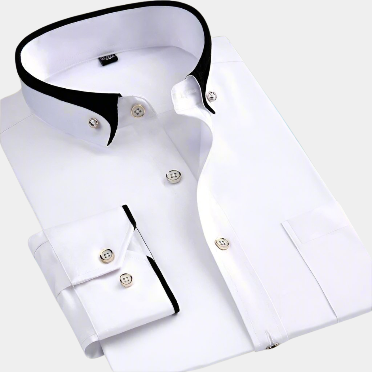 DON | Camisa com gola em contraste