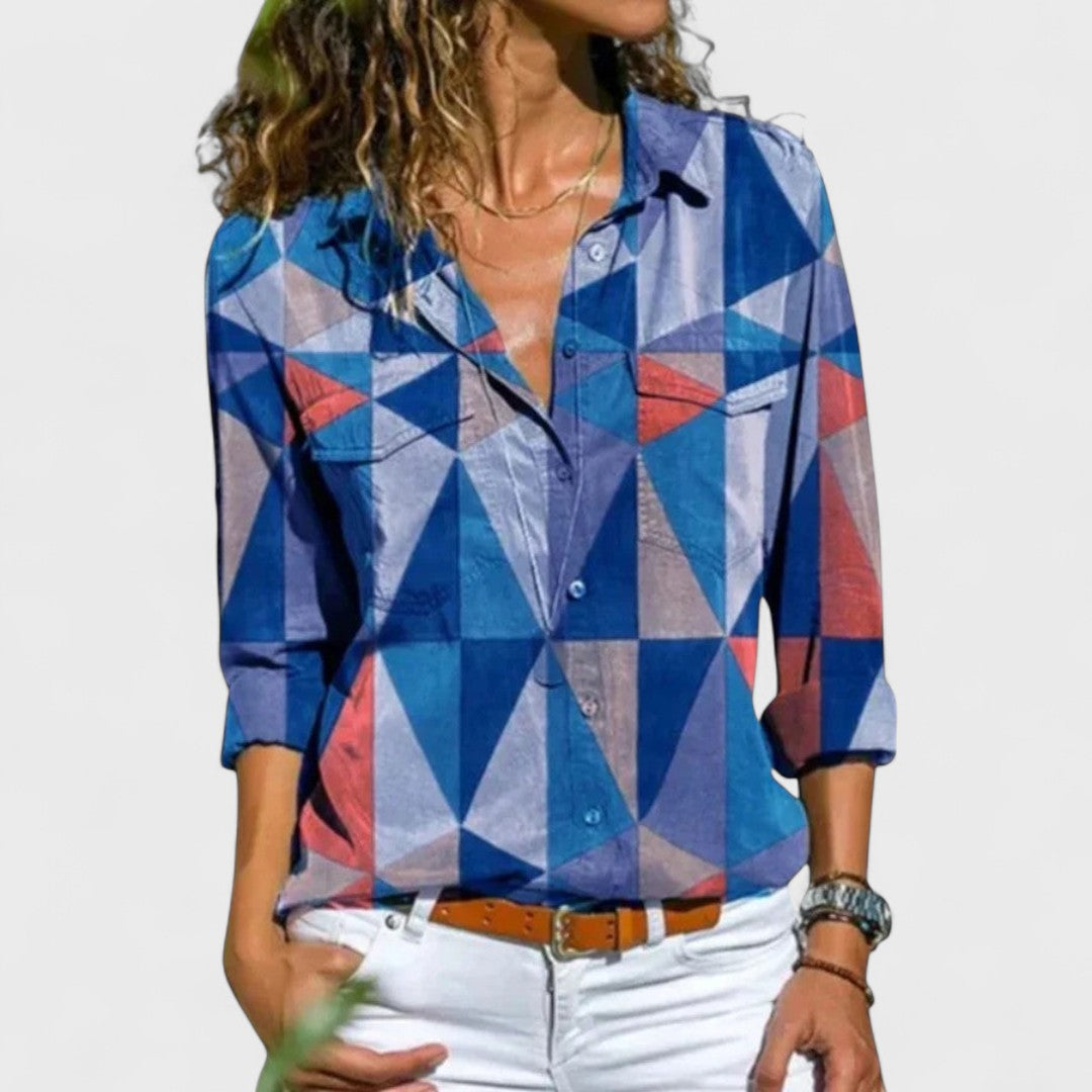 LORENA | Blusa com mangas bufantes