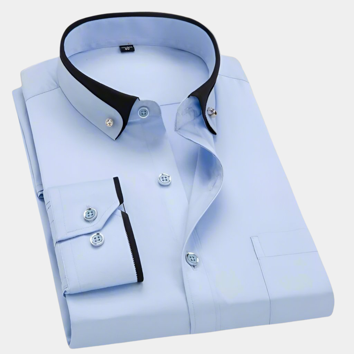 DON | Camisa com gola em contraste