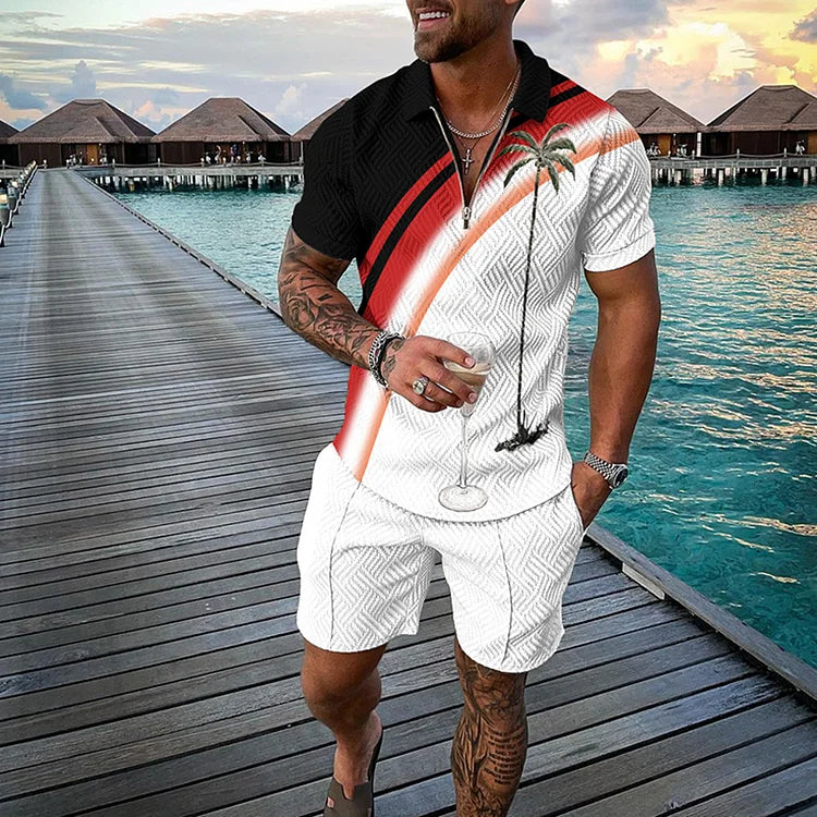 GUSTAVO | Conjunto estampado com shorts