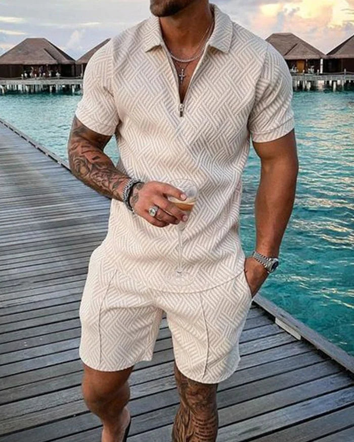 LUIS | Conjunto com shorts estampado