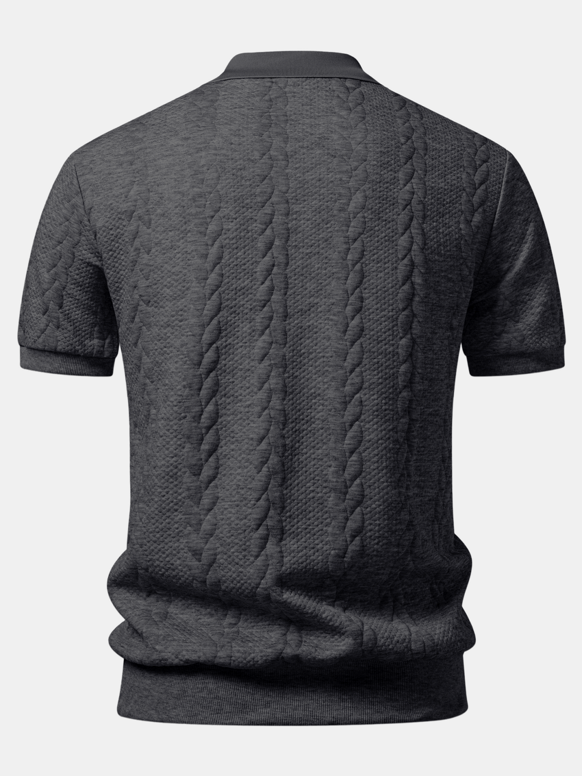 ALICE | Polo com decote em V jacquard