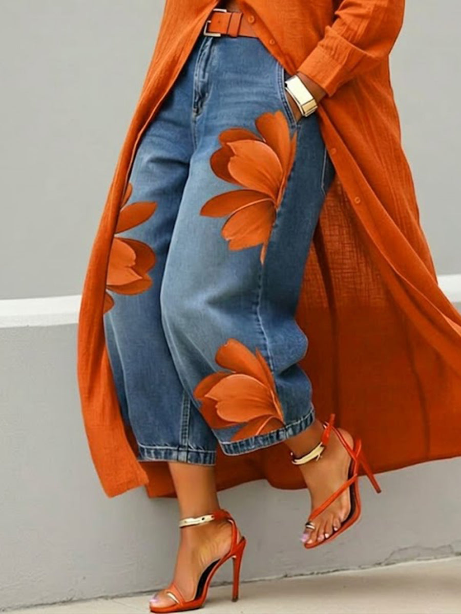 GIOVANNA | Calça com estampa artística