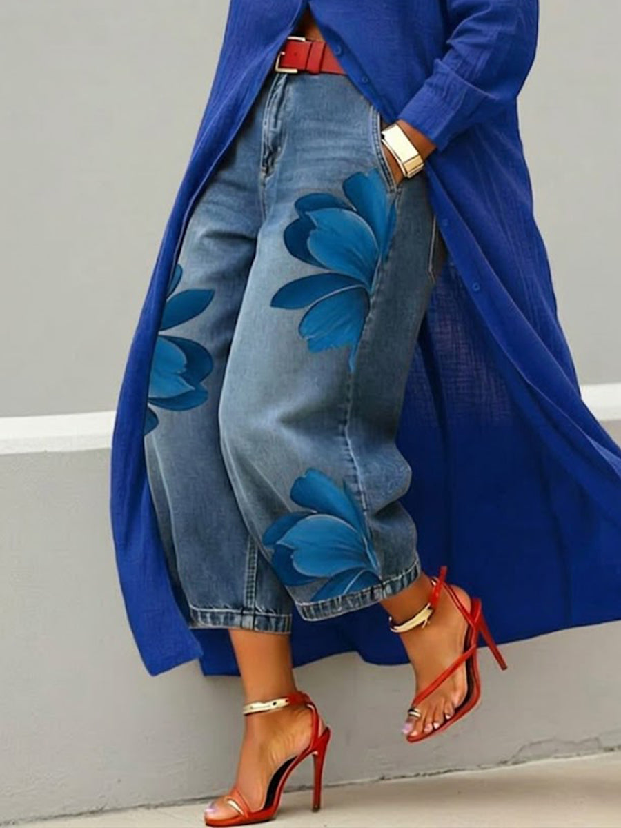 GIOVANNA | Calça com estampa artística