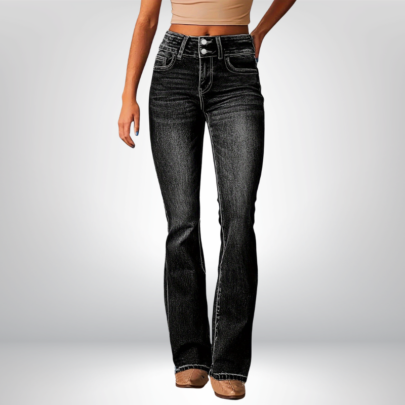 DIANA | Calça jeans de cintura alta