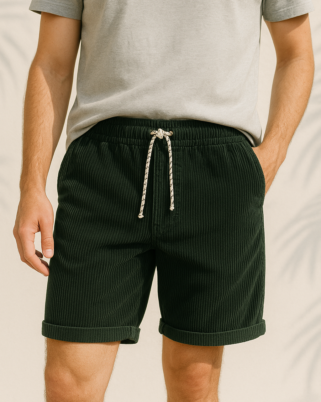 DAVI | Short de cintura elástica