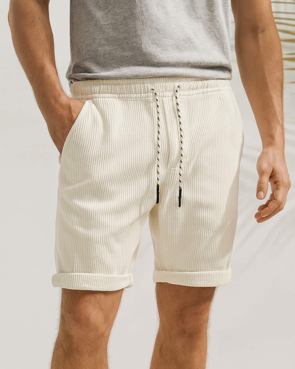 DAVI | Short de cintura elástica