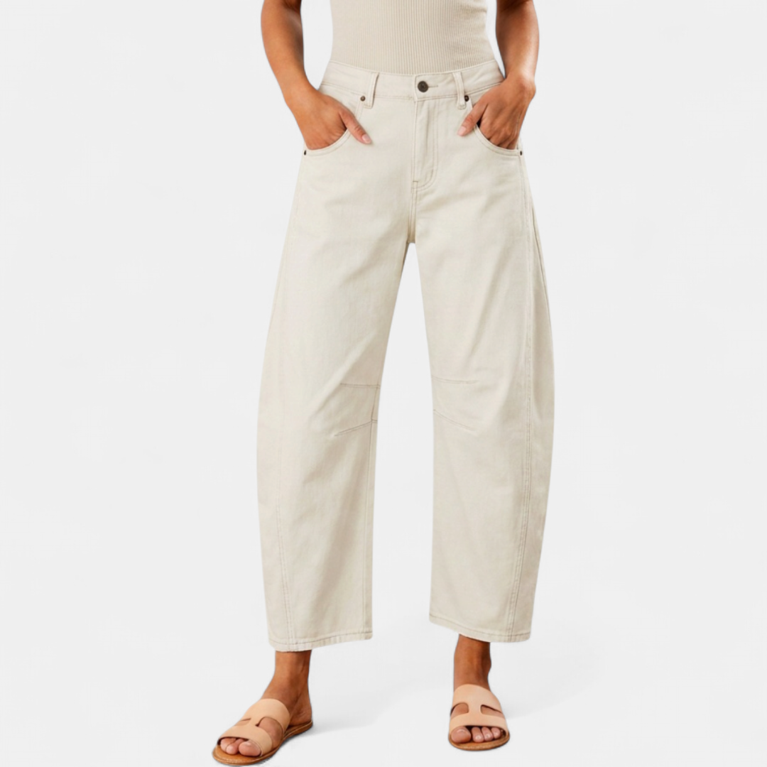 LENNOX | Calça wide leg ampla