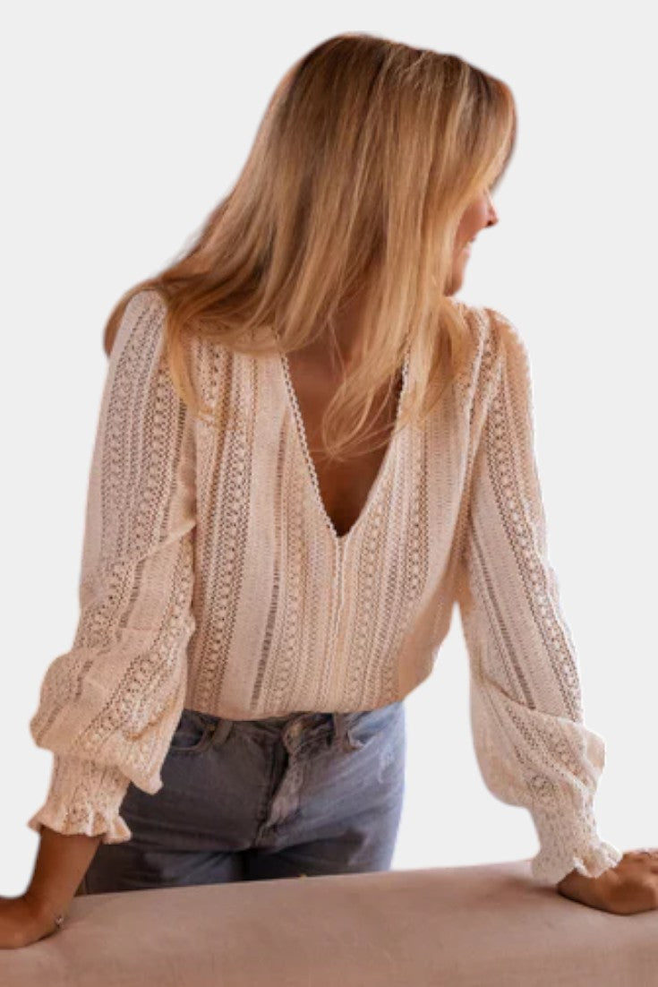 MARINA | Blusa de crochê aberta