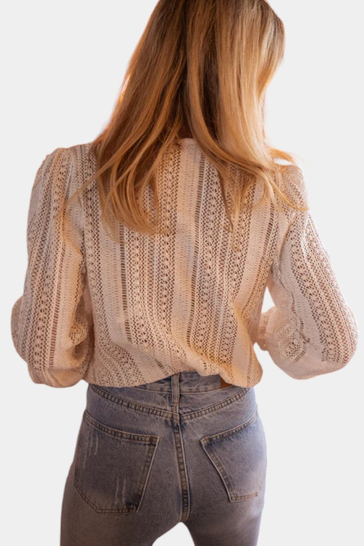 MARINA | Blusa de crochê aberta