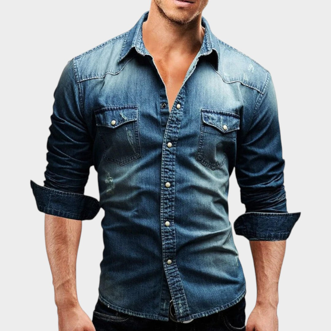 DAVID | Camisa vaqueira de botões