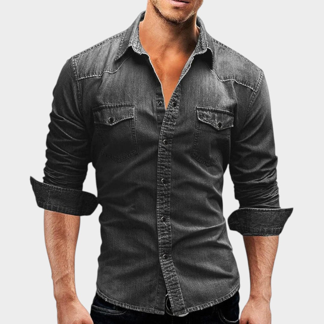 DAVID | Camisa vaqueira de botões