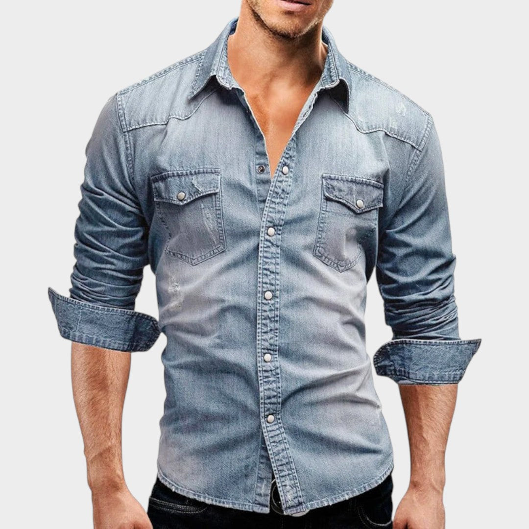 DAVID | Camisa vaqueira de botões