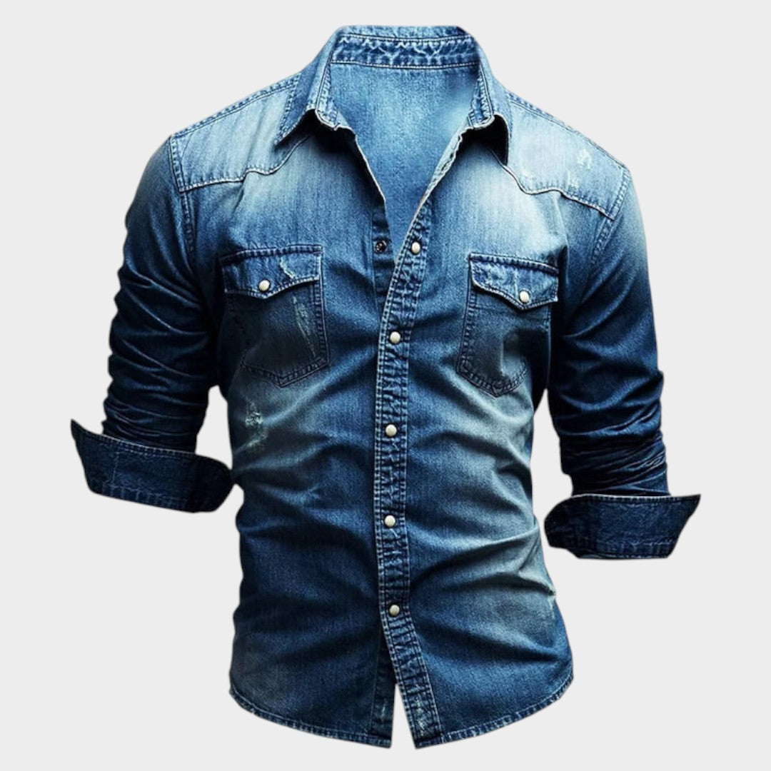 DAVID | Camisa vaqueira de botões