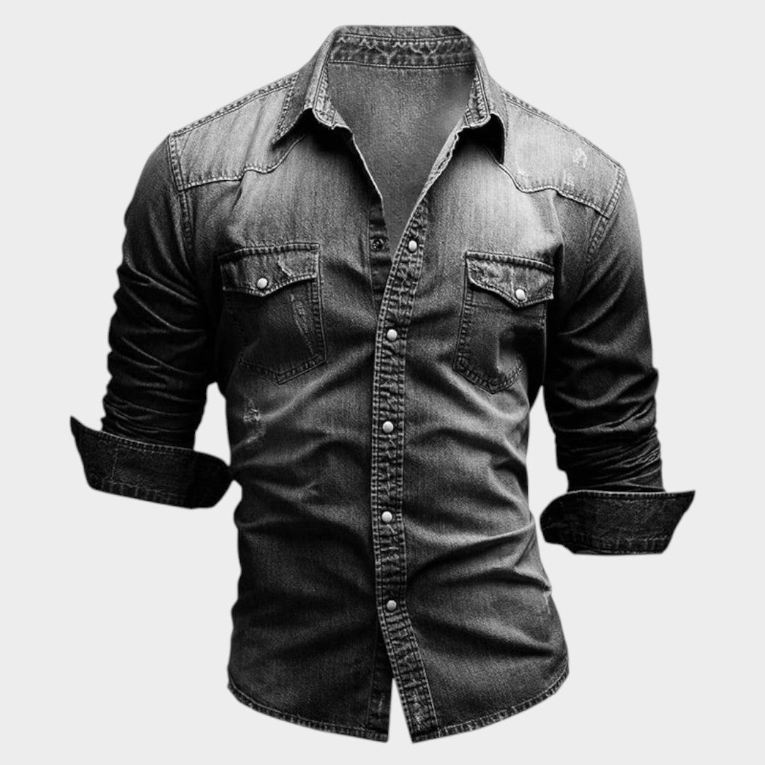 DAVID | Camisa vaqueira de botões