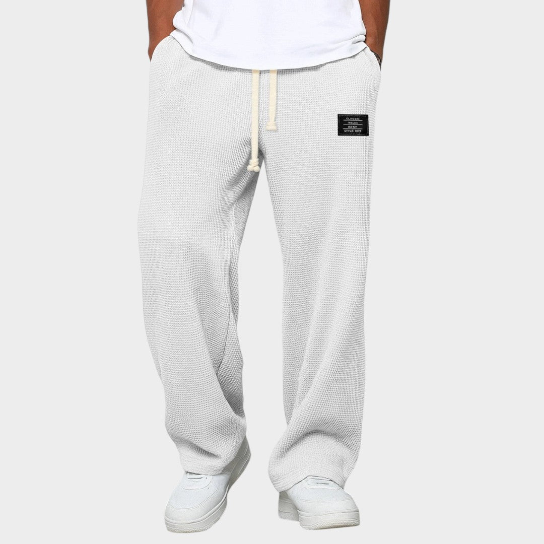 SAMUEL | Calça ampla com cós ajustável