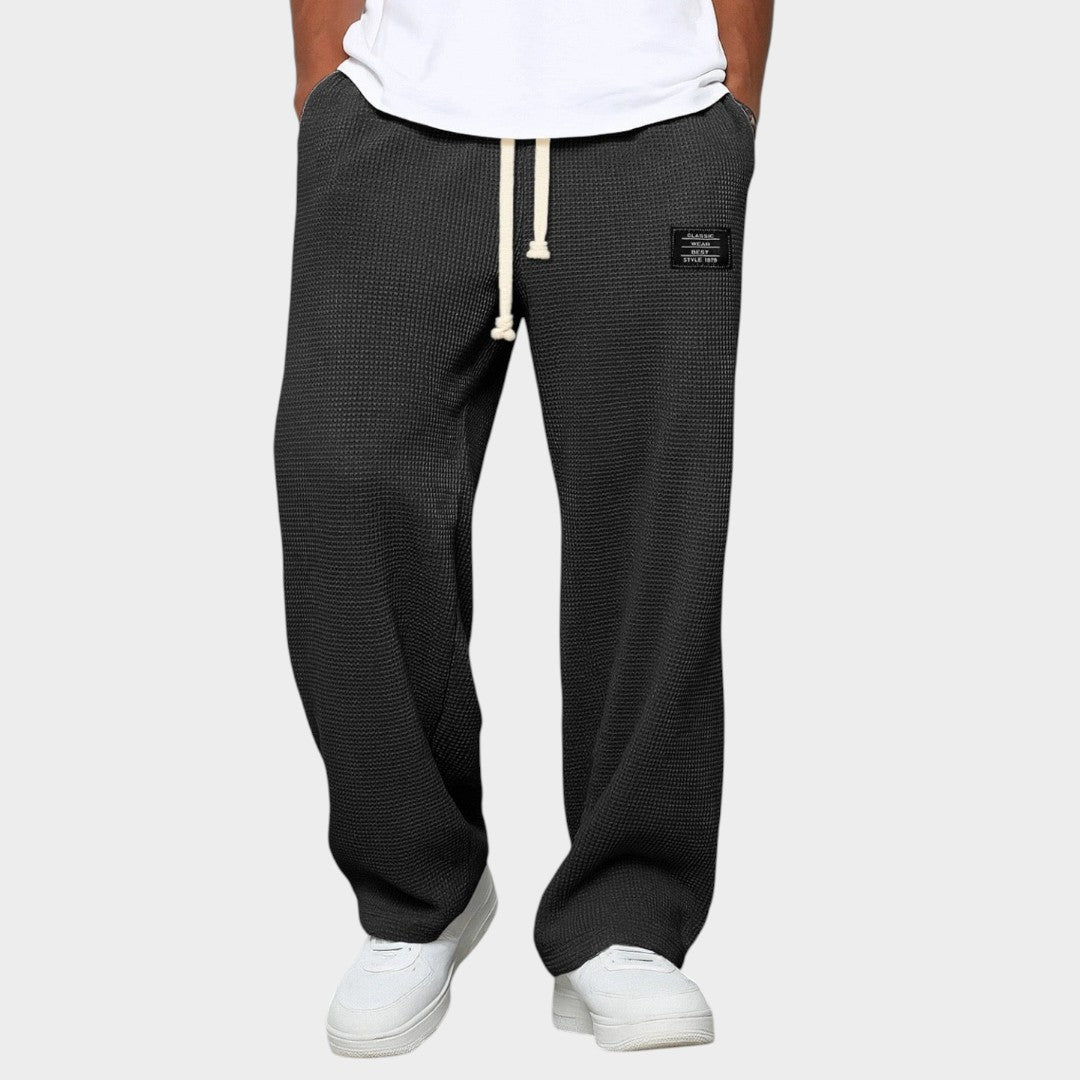 SAMUEL | Calça ampla com cós ajustável