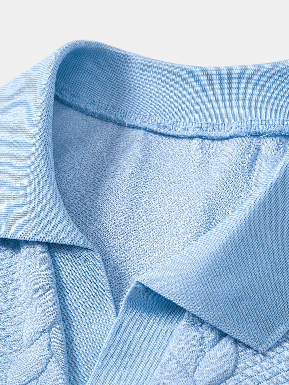 ALICE | Polo com decote em V jacquard