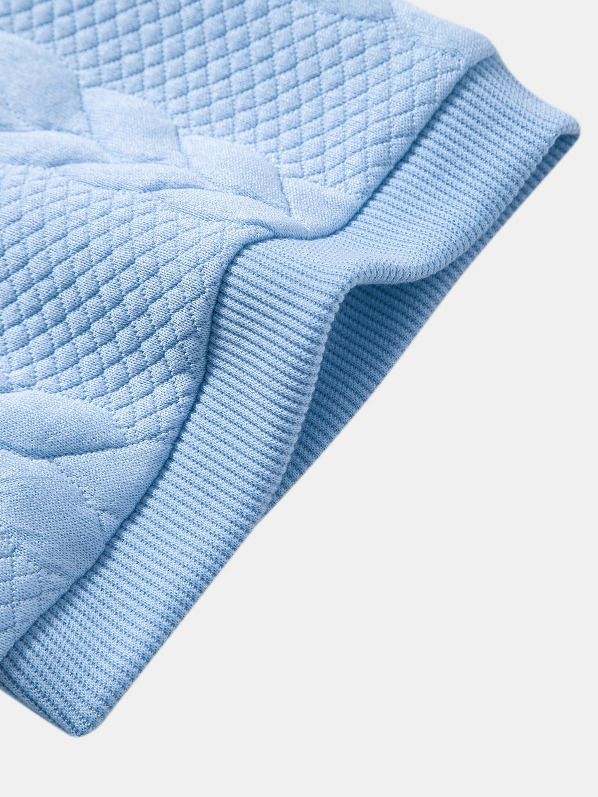 ALICE | Polo com decote em V jacquard