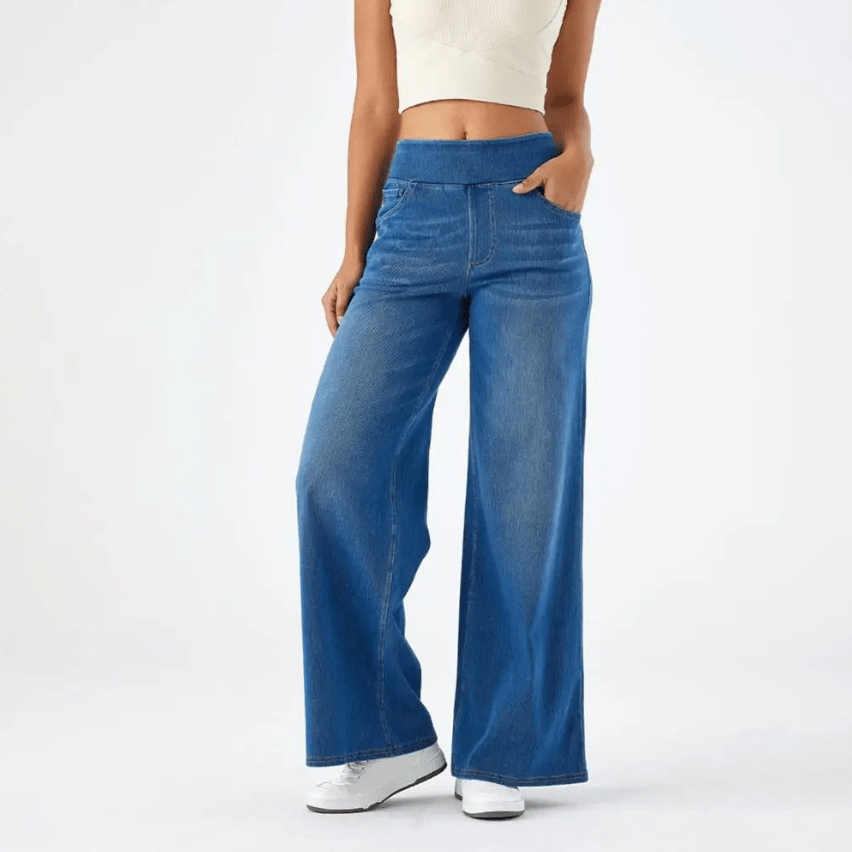 ELISA | Calça jeans de cintura alta