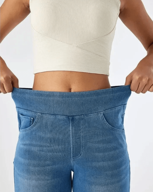 ELISA | Calça jeans de cintura alta