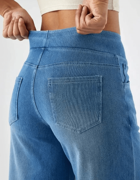 ELISA | Calça jeans de cintura alta