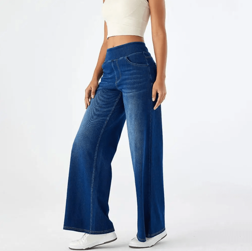 ELISA | Calça jeans de cintura alta