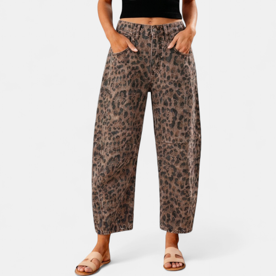 LENNOX | Calça wide leg ampla