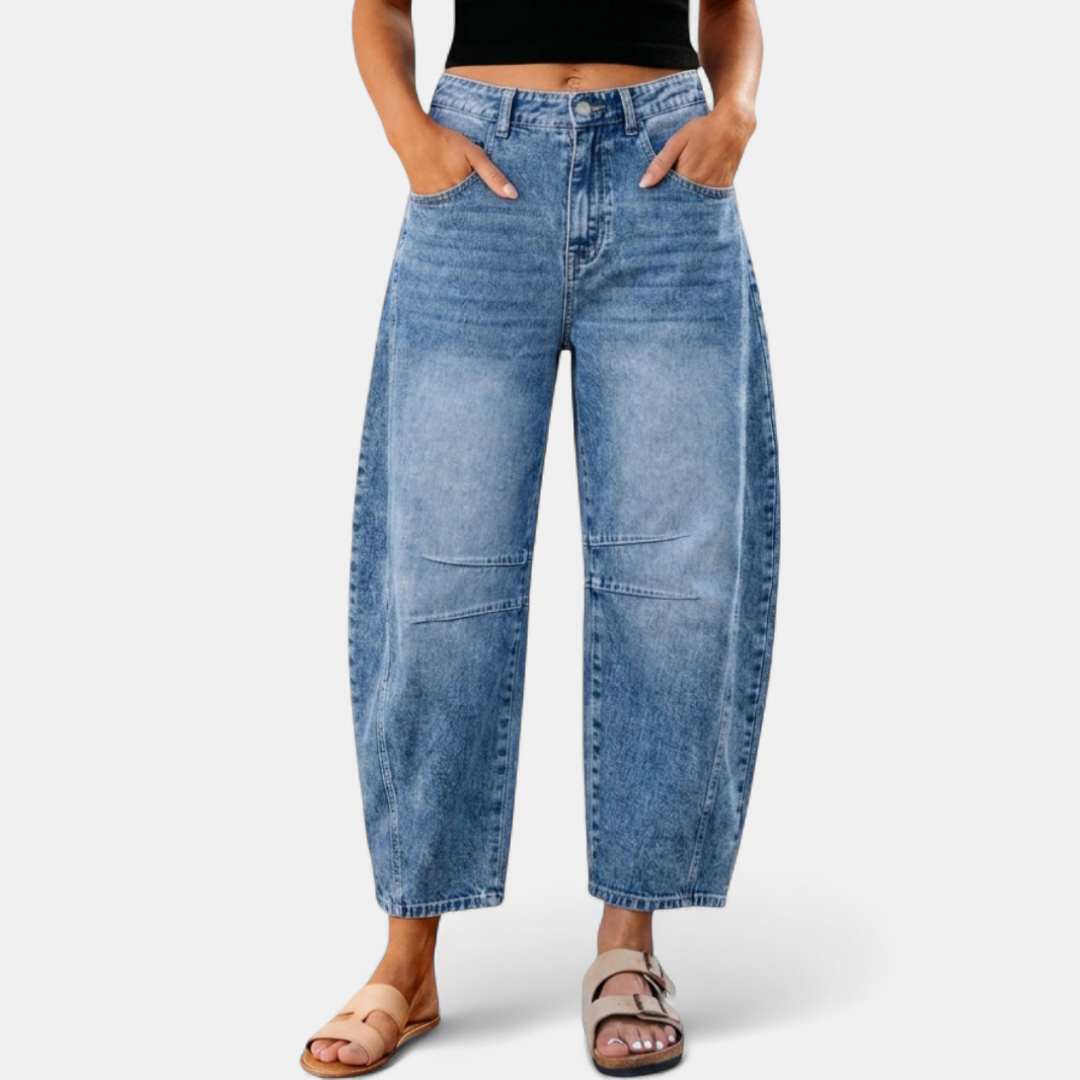 LENNOX | Calça wide leg ampla