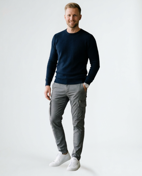 GUSTAVO | Calça cargo elástica