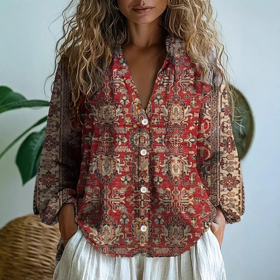 SOFIA | Blusa estampada ampla