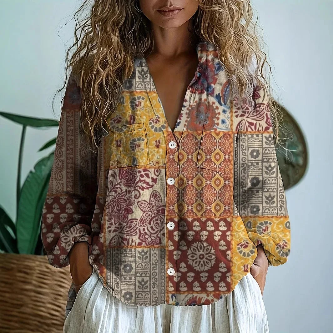 SOFIA | Blusa estampada ampla