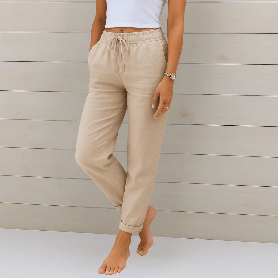 JÚLIA | Calça ampla com amarração