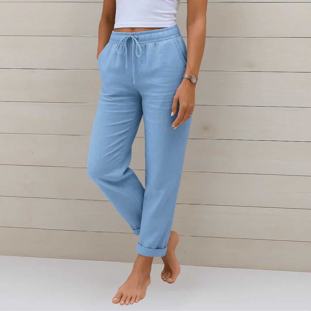 JÚLIA | Calça ampla com amarração