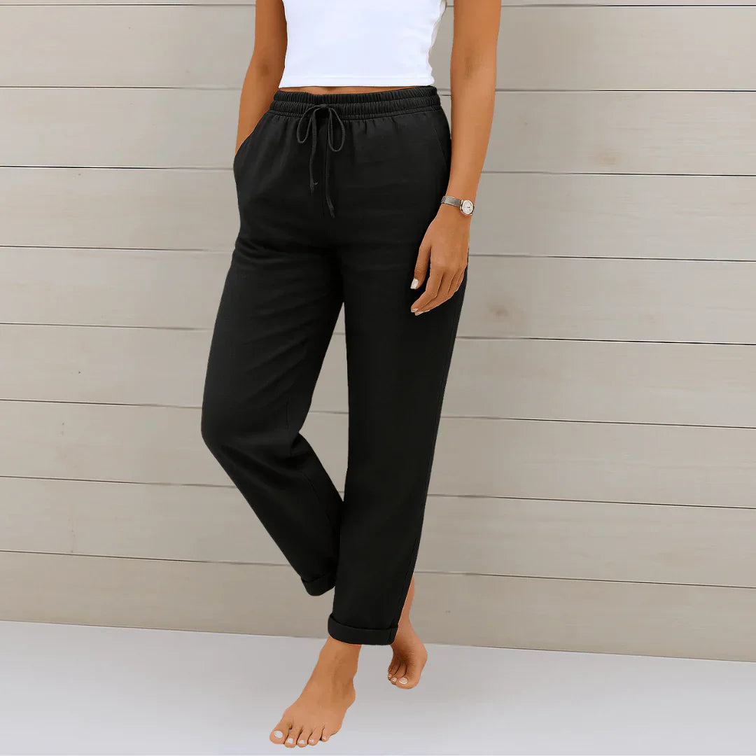 JÚLIA | Calça ampla com amarração