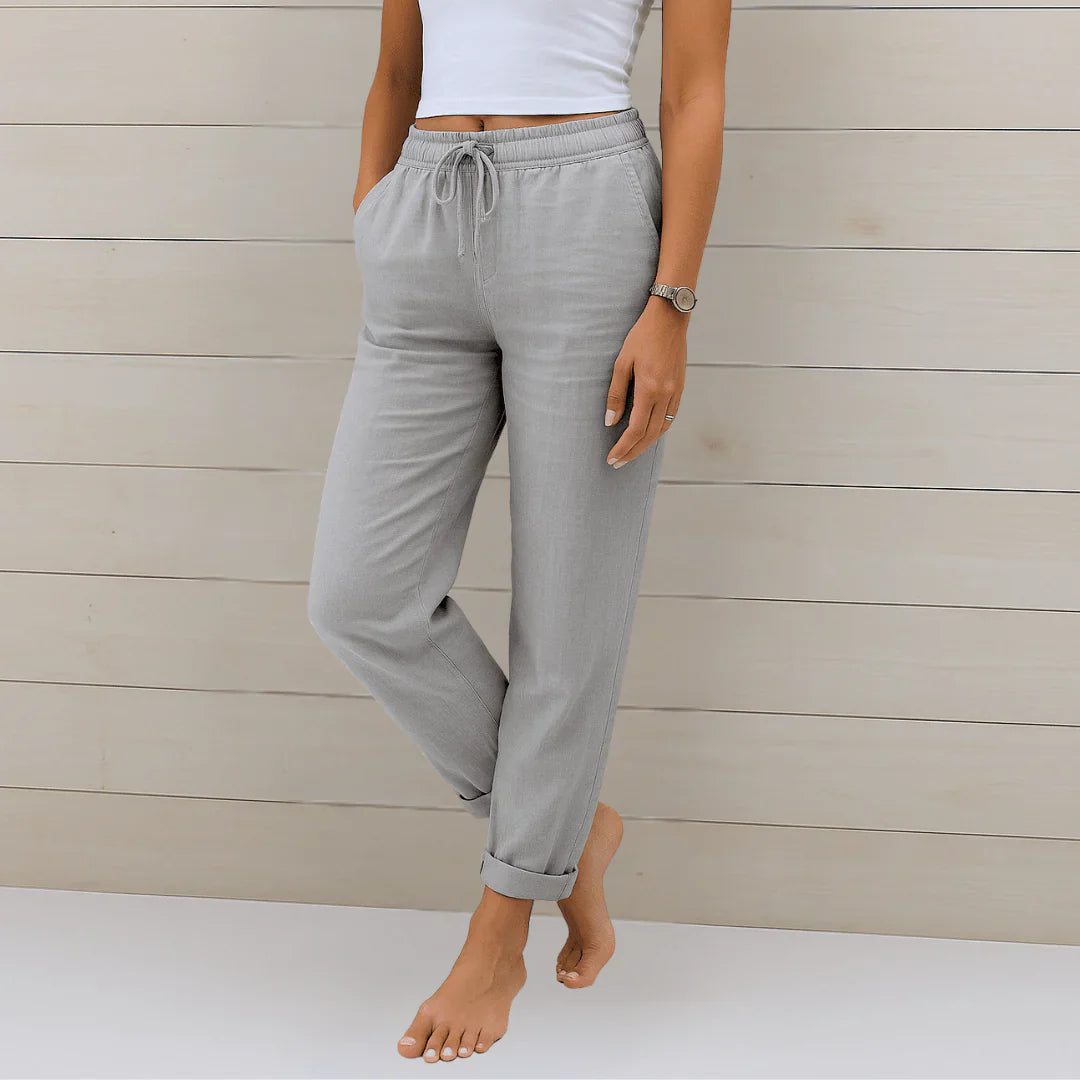 JÚLIA | Calça ampla com amarração