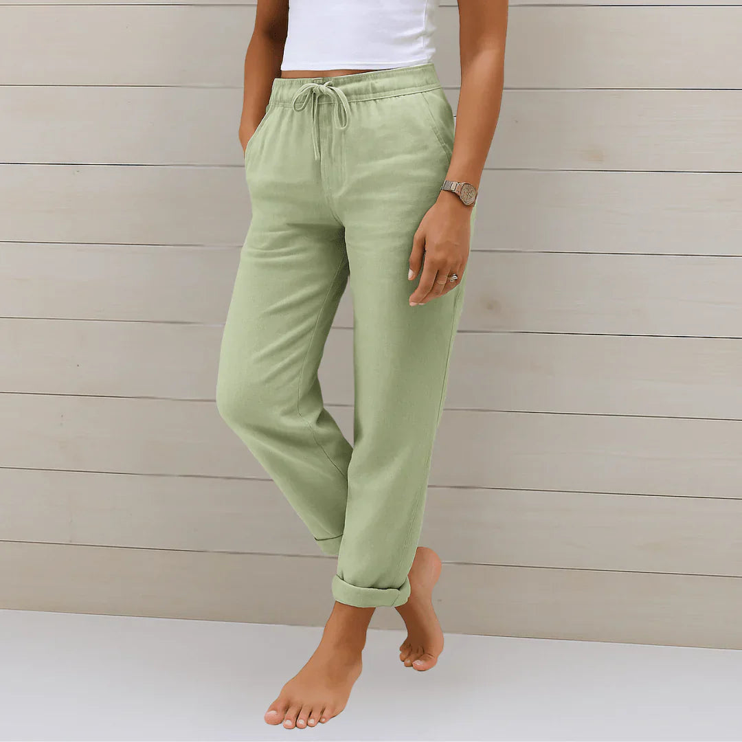 JÚLIA | Calça ampla com amarração