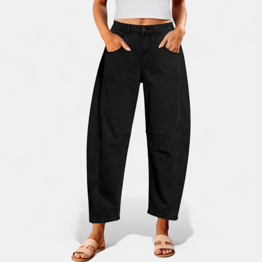 LENNOX | Calça wide leg ampla